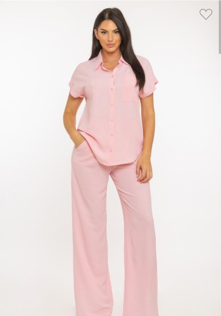 Blush Comfort Set – Elegancia Casual