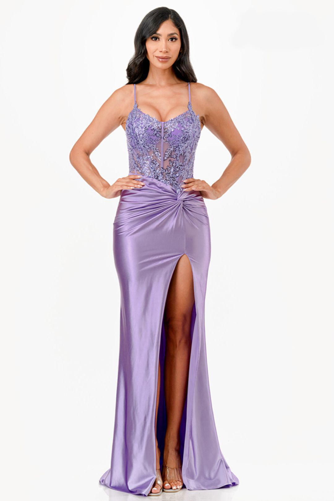 Lavender Luxe Gown – Elegancia de Gala