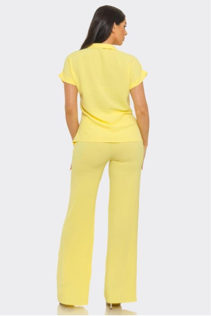 Set Elegante Amarillo “Sunshine Chic”